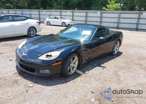 2008 Chevrolet Corvette из США, поврежденный, VIN 1G1YY26W185102871
